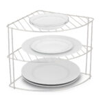 Chrome 2 Layer Corner Shelf- Medium