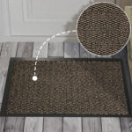 Barrier Door Mat Brown 80x20cm - 80 x 20cm
