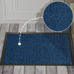 Door Mat Rubber Back Blue 80x300cm - 80 x 300cm