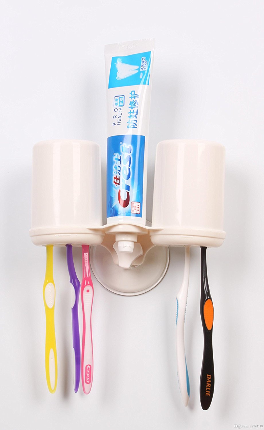 5_1.jpg Tooth Brush Toothpaste Holder Tumbler - Image 1