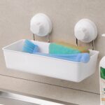 Twist Lock Bath Kitchen Storage Shalf Hanging Rack