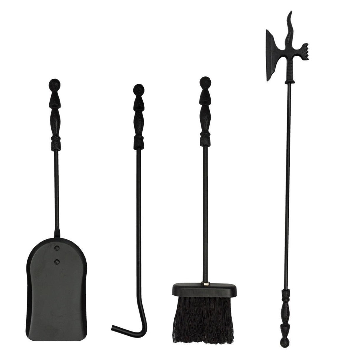 8_7.jpg 5pcs Knight Fireplace Set - Image 1