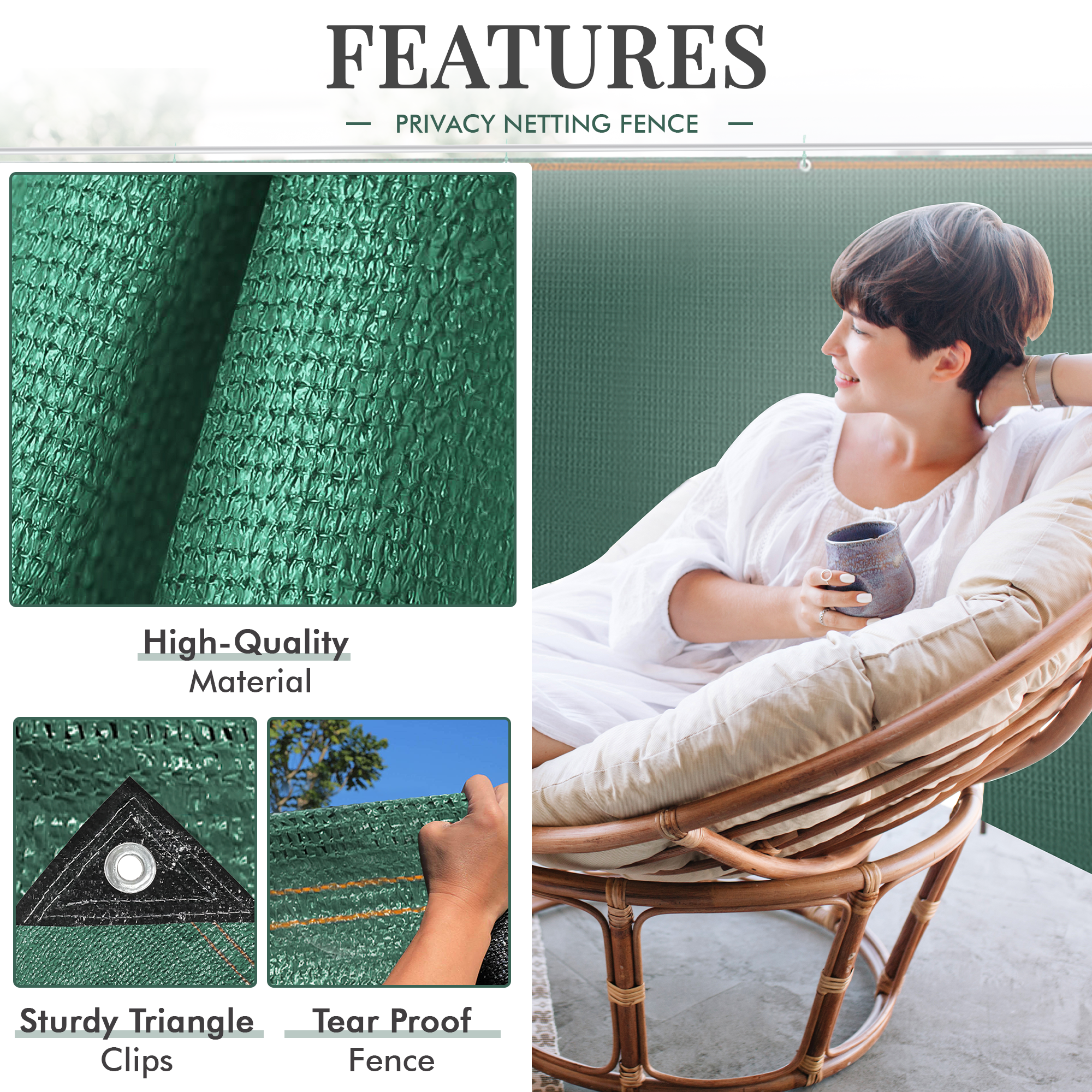 ArtBoard2_524e50c3-f706-4ae1-8d7c-f3596790a5b2.png Green Fabric Fence 150gsm - 1m x 10m - Image 1