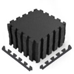 10pcs Eva Foam Mats 30 x 30 Black - 30 x 30cm