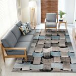 Blue 3d Design 120*160 Carpet - 120 x 160cm