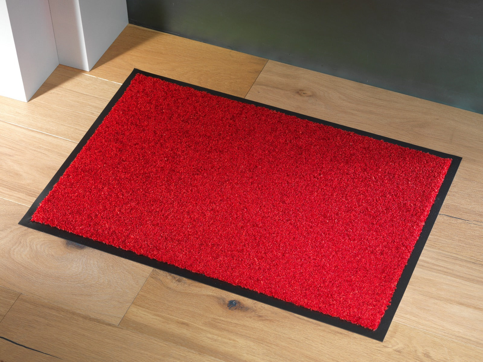 dark_red_1_4.jpg Wash and Clean Barrier Mats 90*250 Dark Red - 90 x 250cm - Image 1