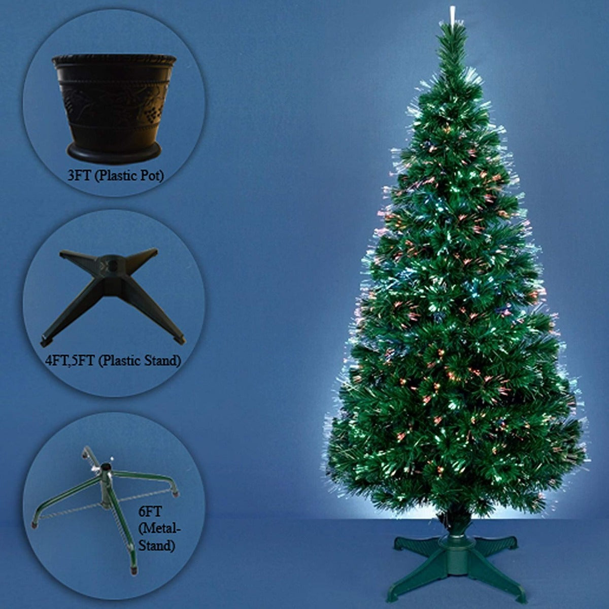 fibre_tree_2.jpg Fiber Optic Green Christmas tree-5ft - Image 1