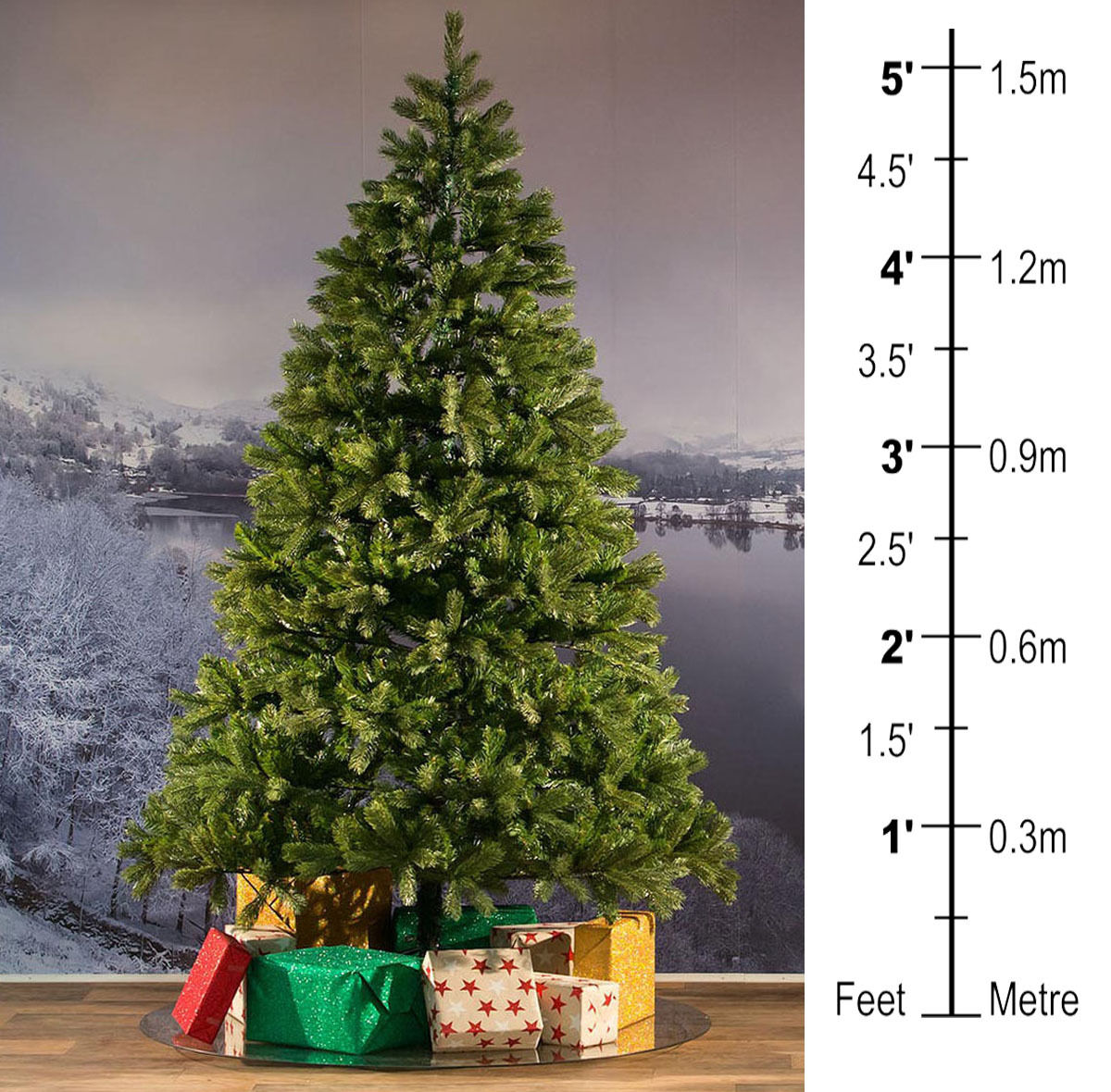 green_artificial_tree.jpg 5ft Clorado - Image 1