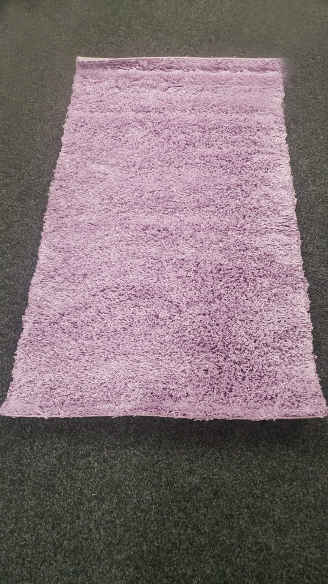 img-20200305-wa0040.jpg Lilac Shaggy Rug 80 x 150cm - Image 1