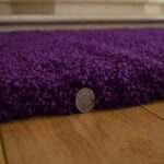 Purple Shaggy Rug - 120 x 170cm