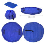 Kids 2 in 1 Portable Toy Storage Bag Blue