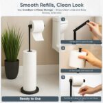 Black Toilet Roll Holder - b1700bk