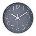 Classic Wall Clock 10 Inches - Grey