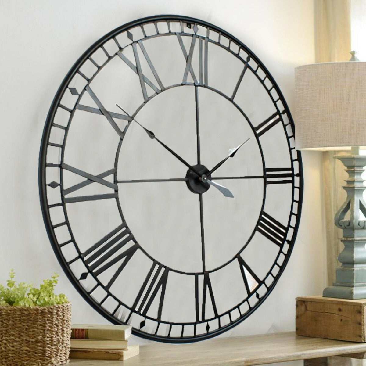 s-l1600_20__6.jpg 88cm Black Roman Vintage Clock New Design 88cm - Image 1