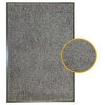 Wash & Clean 61 x180 Cm Grey Dirt Trapper Barrier Mat - 61 x 180cm