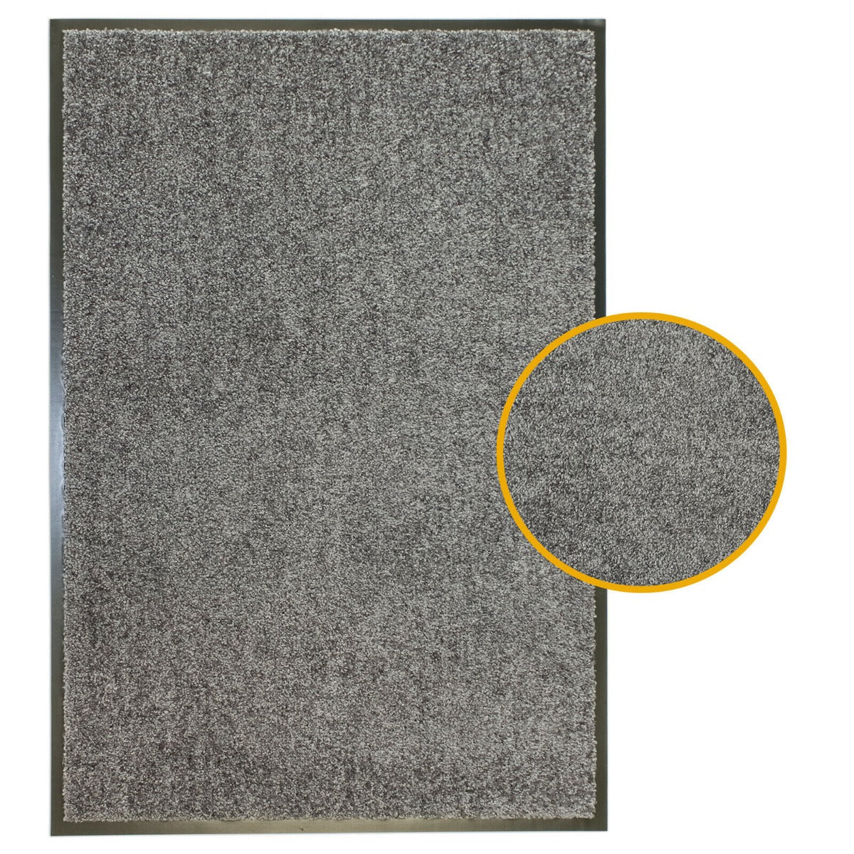 s-l1600_21__6.jpg Wash & Clean 61 x180 Cm Grey Dirt Trapper Barrier Mat - 61 x 180cm - Image 1