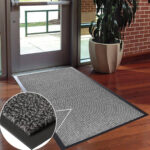 Heavy Duty Rubber Back Grey Barrier mat-90 x 120 Cm - 90 x 120cm