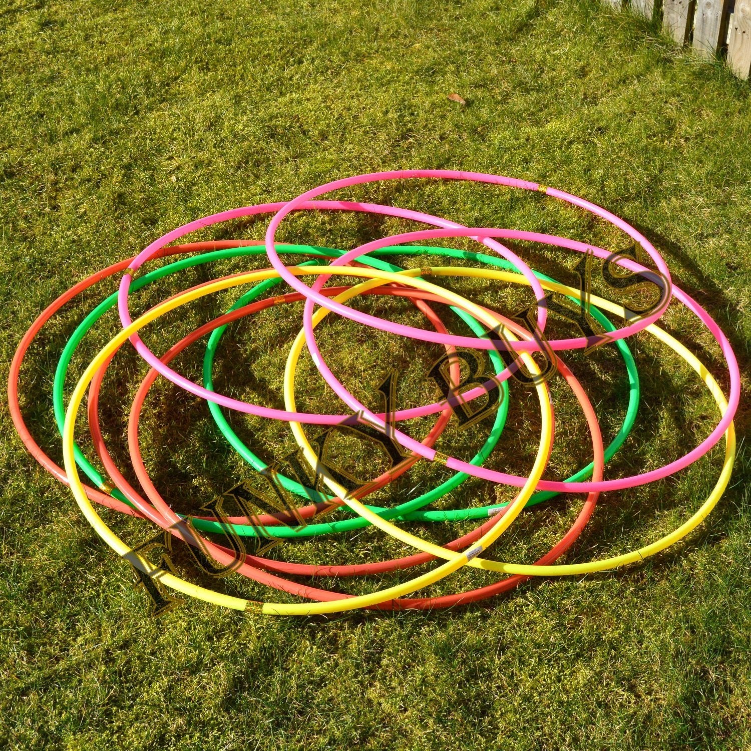 si-048.jpg Single Color Hula Hoop Dia 75cm Blue, Yellow, Green, Red - Image 1
