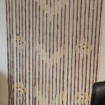 Bamboo Waves/diamonds Beaded Curtain