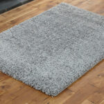 Silver Shaggy Rug - 60 x 110cm