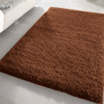 Chocolate Brown Shaggy Rug - 60 x 110cm